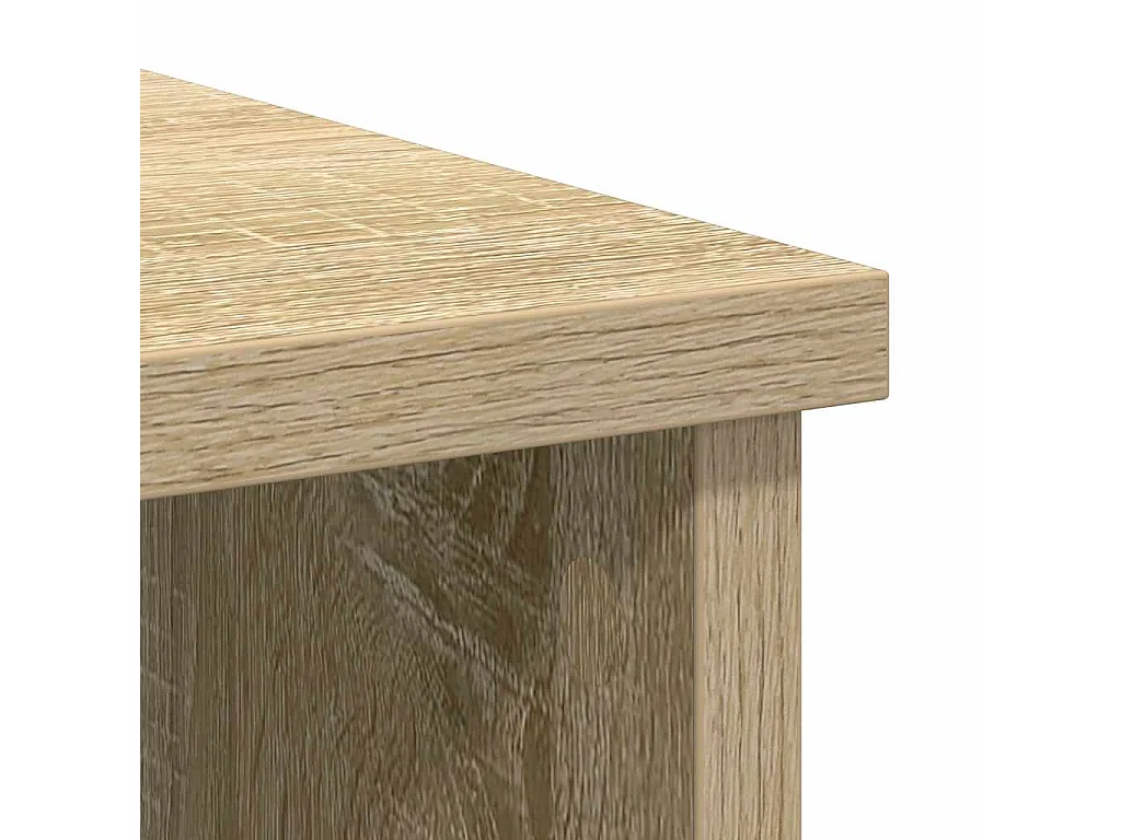 Buffet avec tiroir chêne sonoma 101x35x76 cm bois d'ingénierie