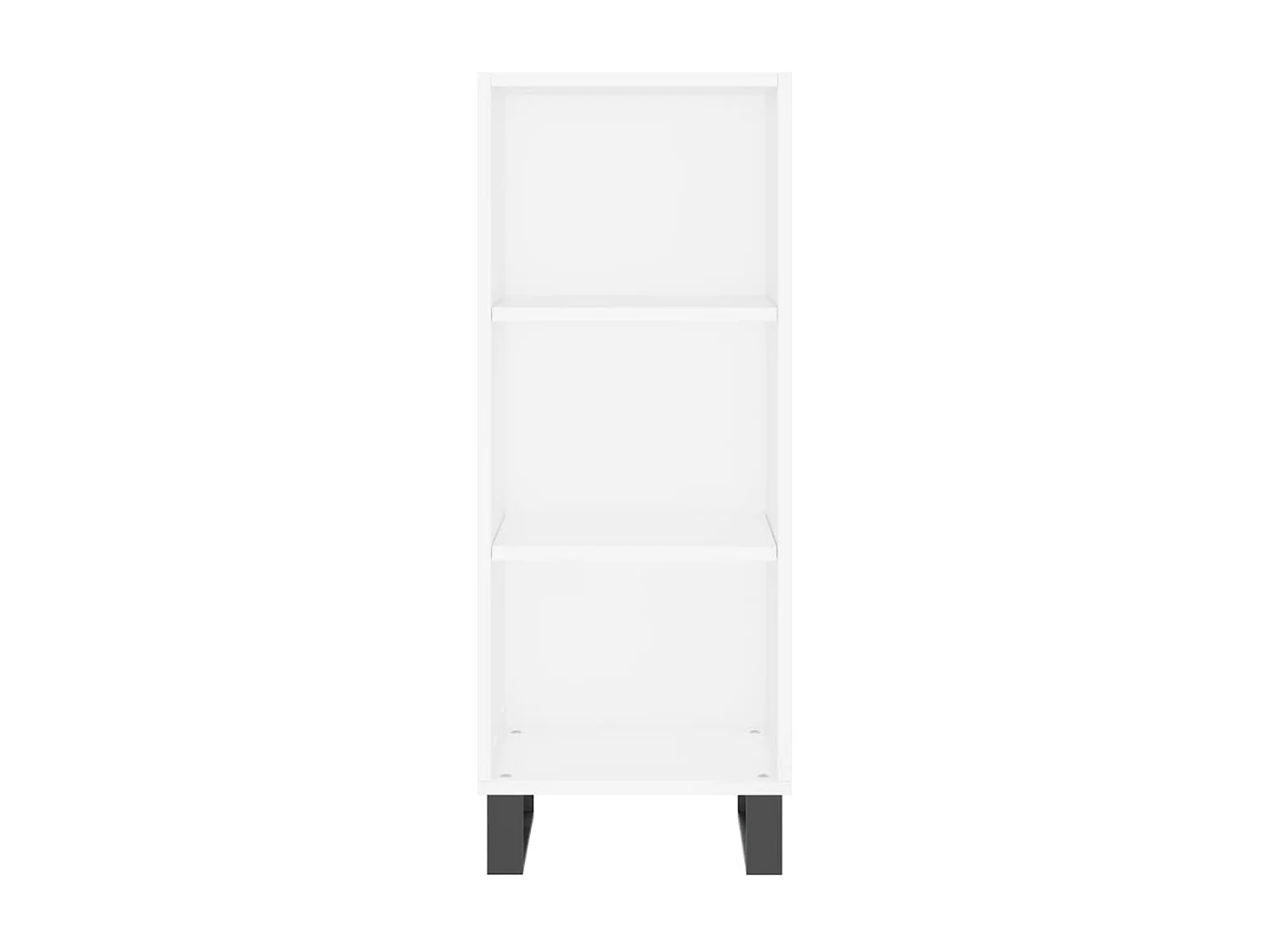 Aparador blanco 34,5x32,5x90 cm madera contrachapada