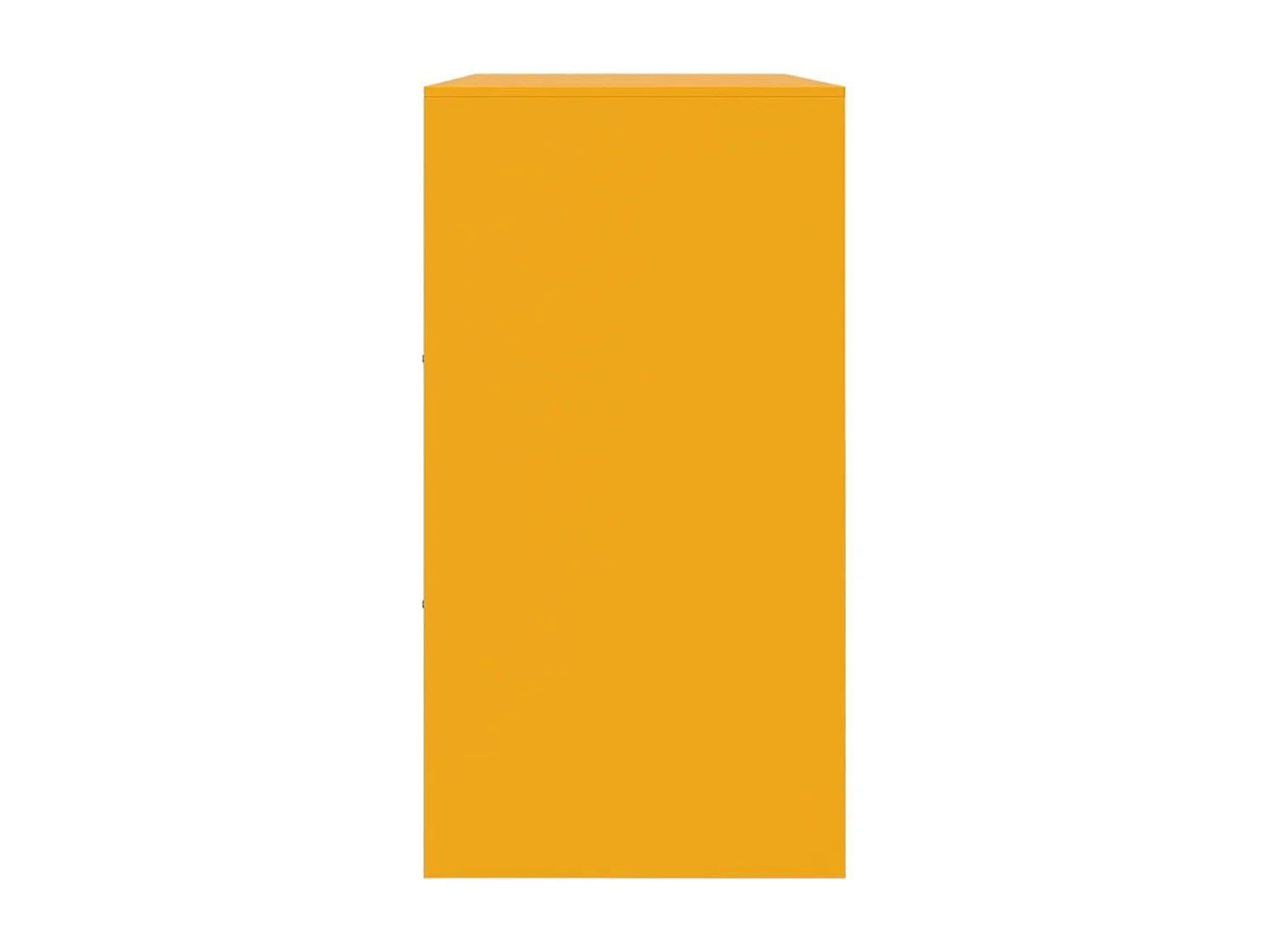 Credenza giallo senape 99x39x73 cm acciaio