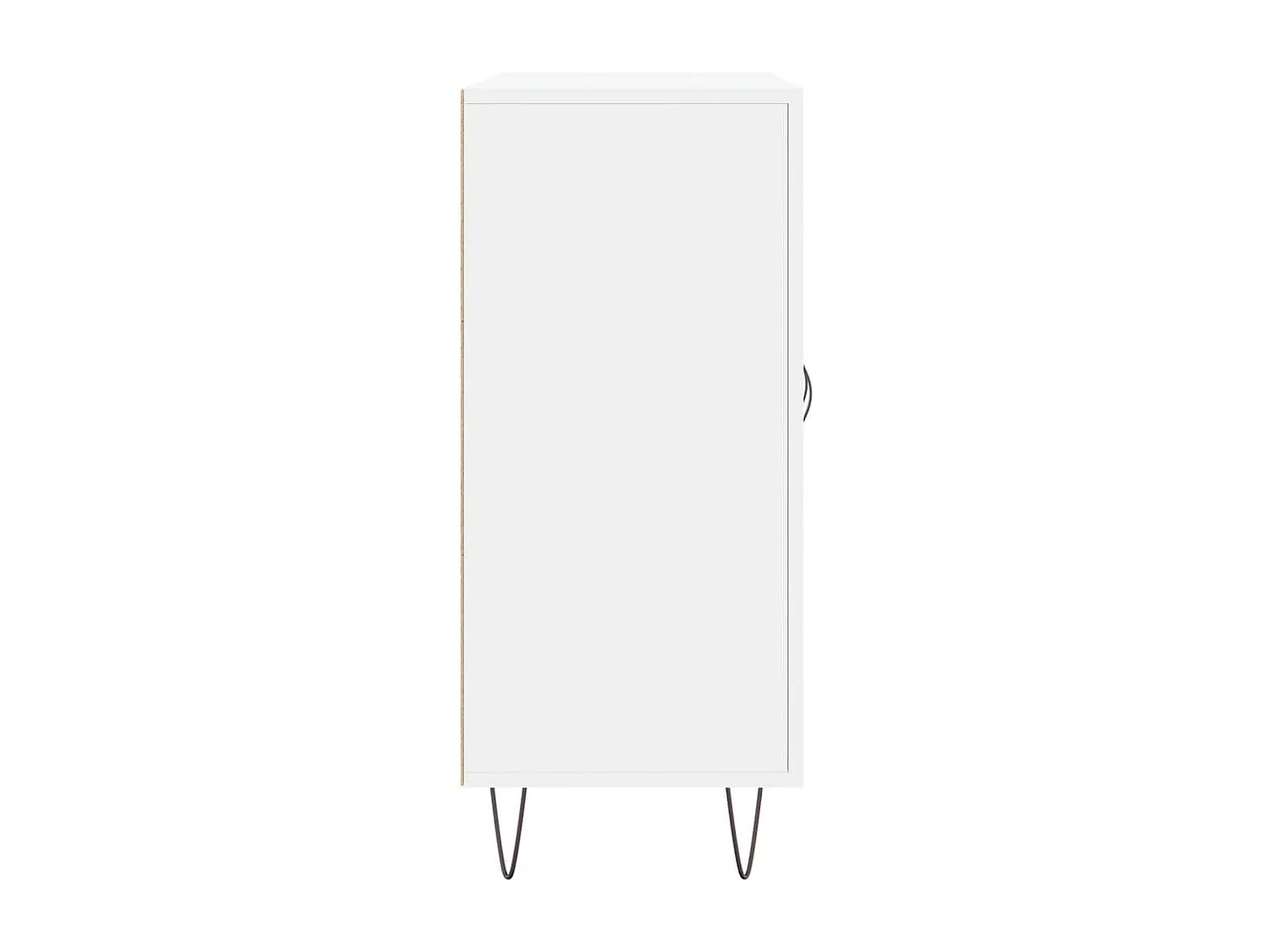 Buffet blanc 90x34x80 cm bois d'ingénierie