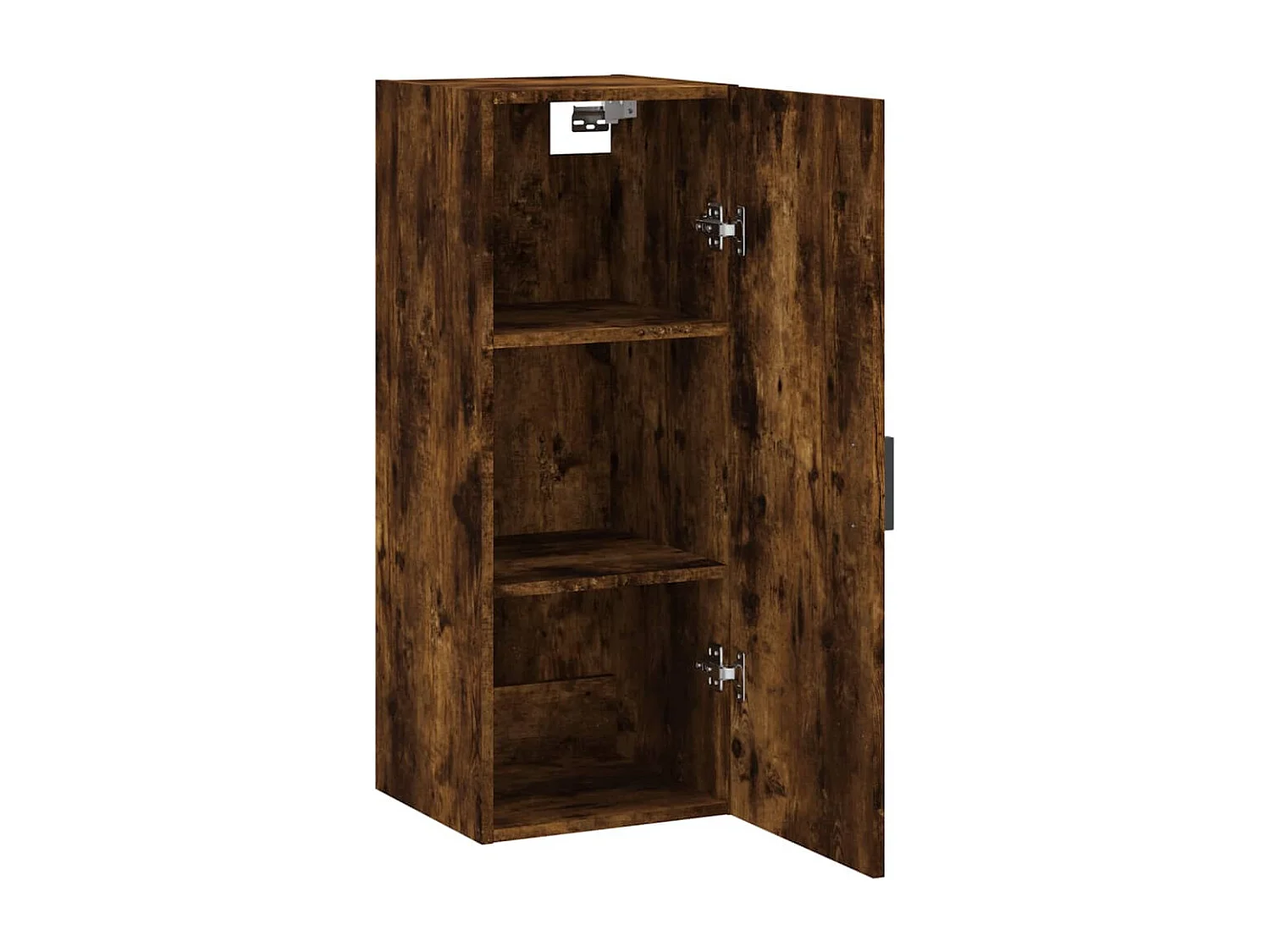 Gerookte eikenhouten wandkast 34,5x34x90 cm