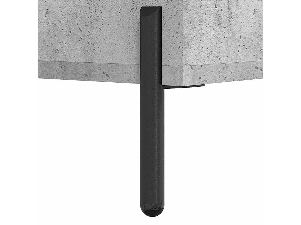 Betongraues Sideboard 34,5 x 34 x 90 cm Holzwerkstoff