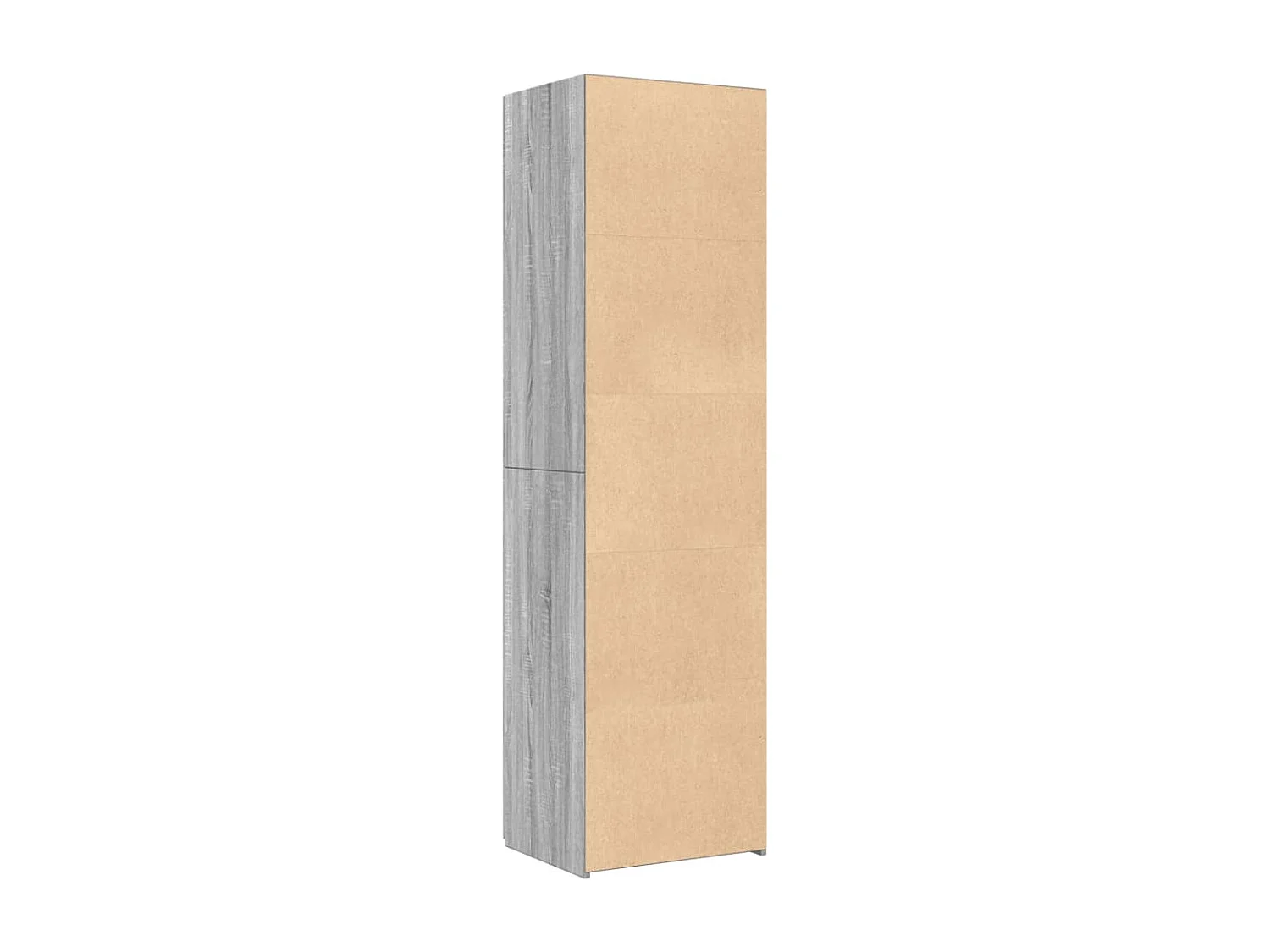 Buffet haut sonoma gris 50x42,5x185 cm bois d'ingénierie