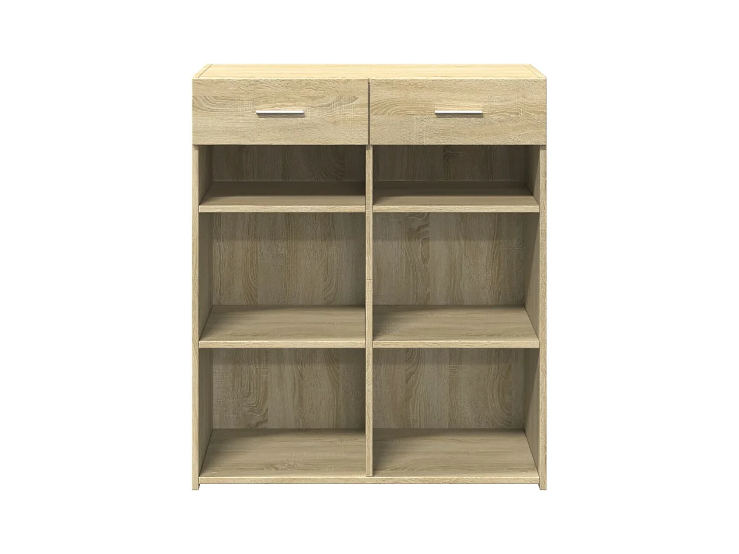 Buffet chêne sonoma 80x42,5x93 cm bois d'ingénierie