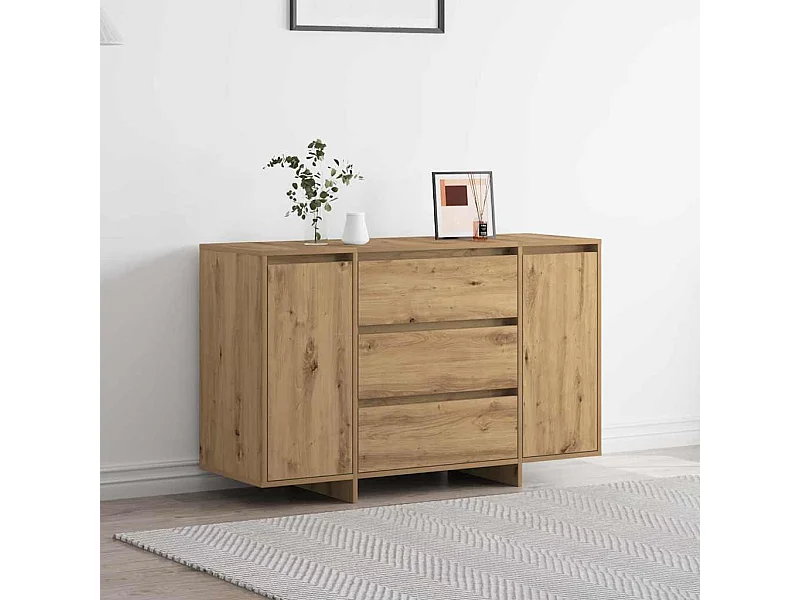 Meuble d'appoint Artisan Chêne 120x41x75 cm Bois d'ingénierie