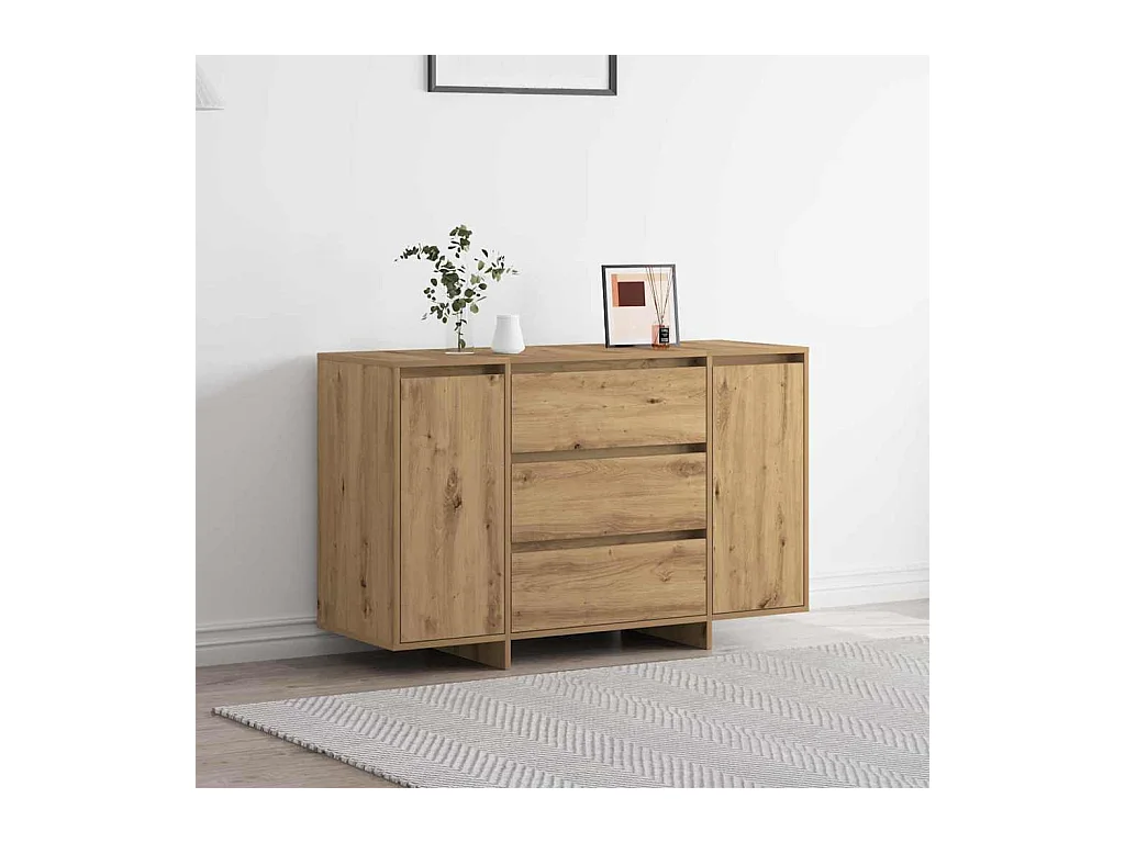 Meuble d'appoint Artisan Chêne 120x41x75 cm Bois d'ingénierie