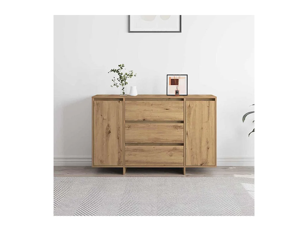 Meuble d'appoint Artisan Chêne 120x41x75 cm Bois d'ingénierie