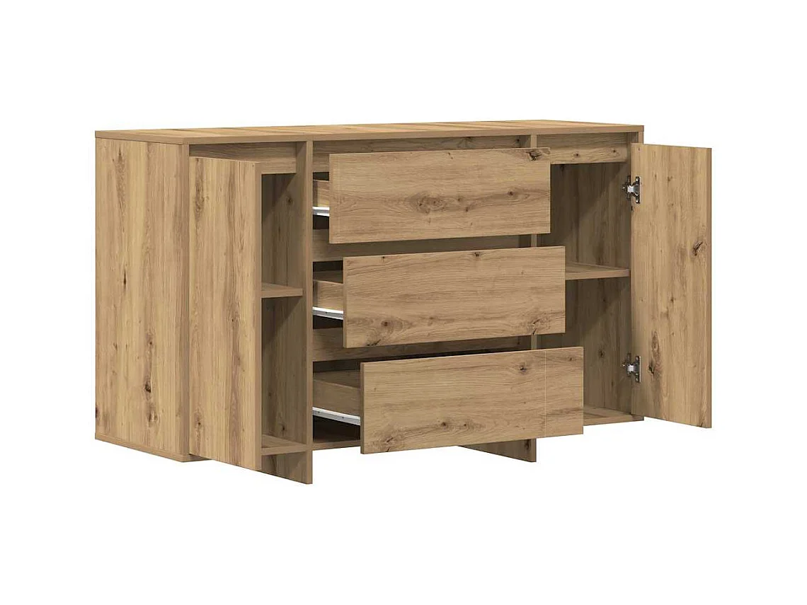 Meuble d'appoint Artisan Chêne 120x41x75 cm Bois d'ingénierie