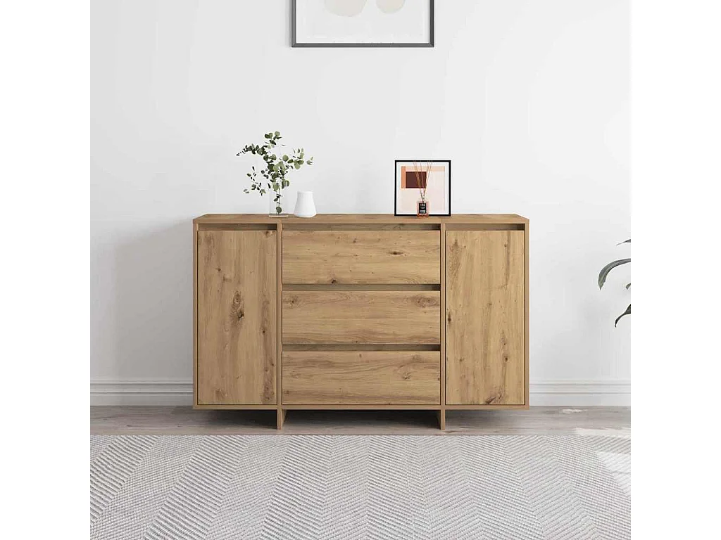 Meuble d'appoint Artisan Chêne 120x41x75 cm Bois d'ingénierie