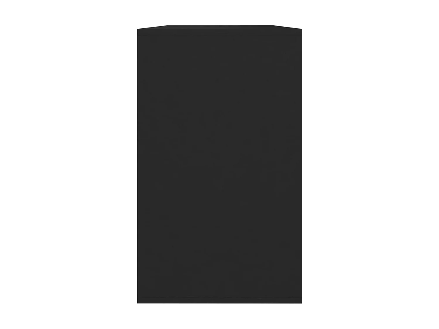 Buffet noir 120x41x75 cm bois d'ingénierie