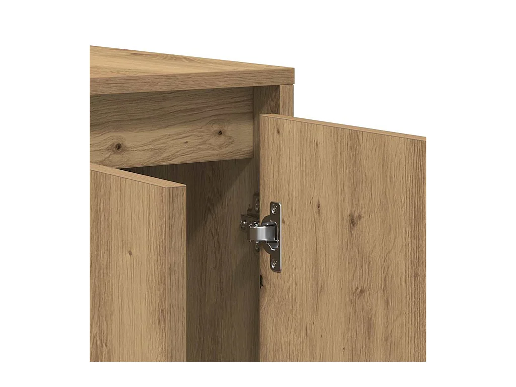 Buffet en chêne Chêne artisanal Bois composite 135 x 41 x 75 cm