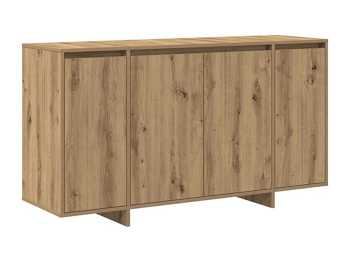 Buffet en chêne Chêne artisanal Bois composite 135 x 41 x 75 cm