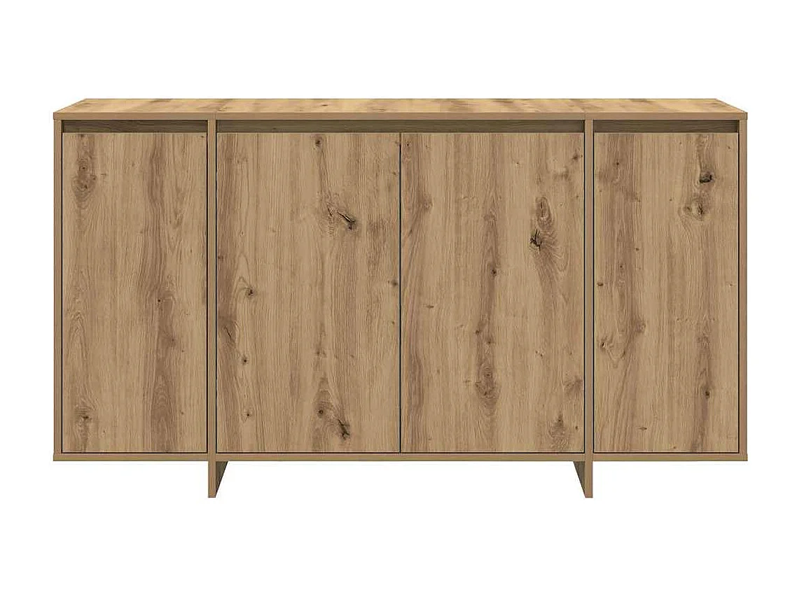 Buffet en chêne Chêne artisanal Bois composite 135 x 41 x 75 cm