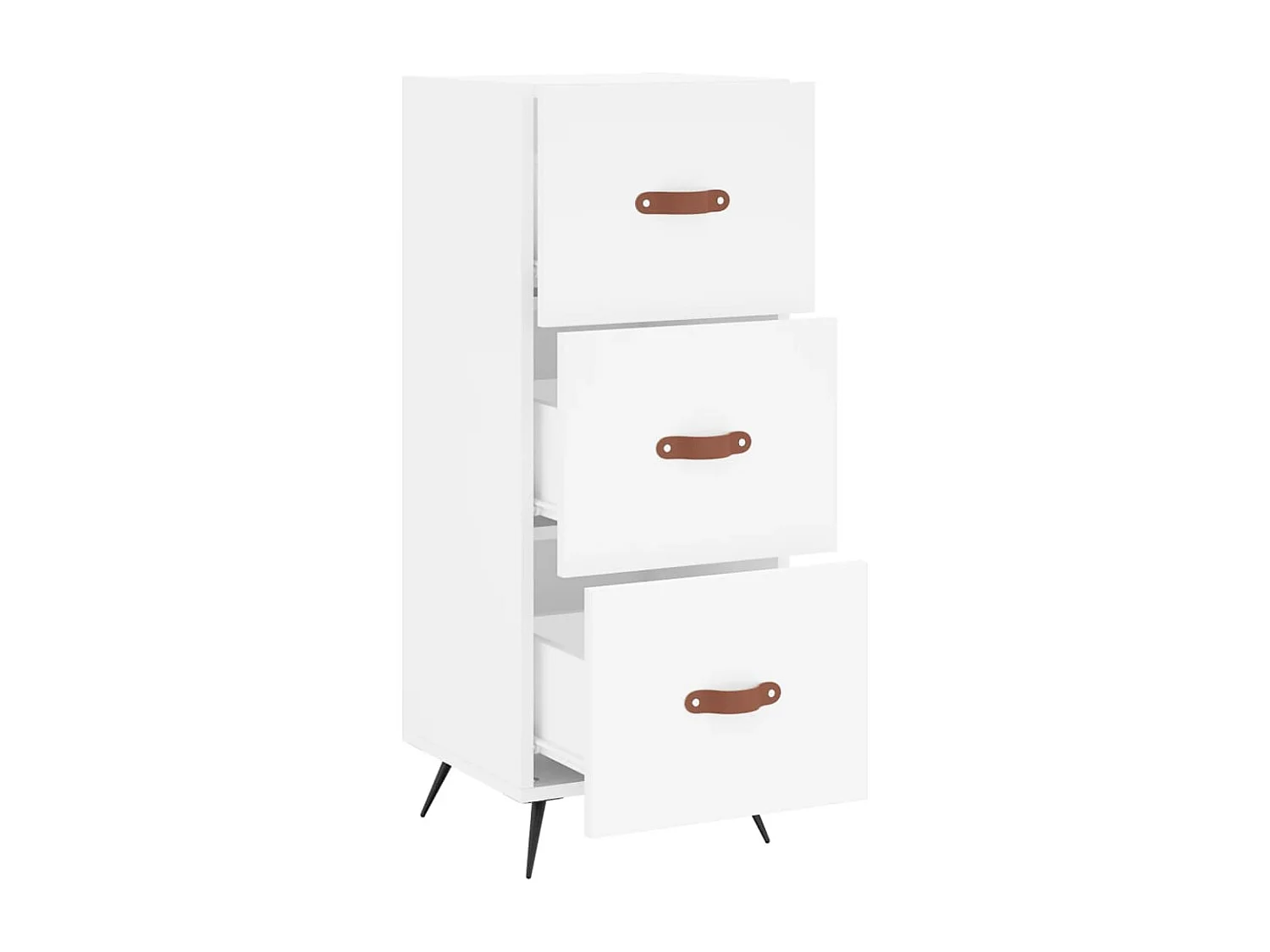 Buffet blanc 34,5x34x90 cm bois d'ingénierie