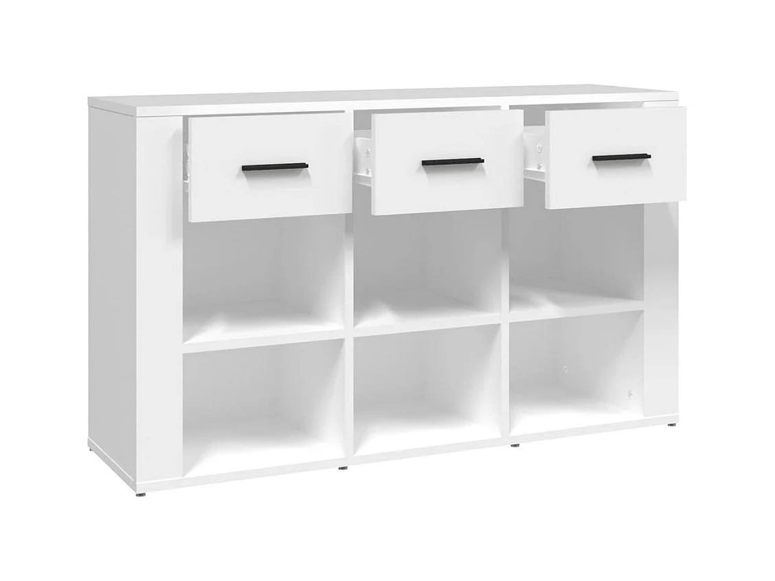 Buffet Blanc 100x30x59,5 cm Bois d'ingénierie