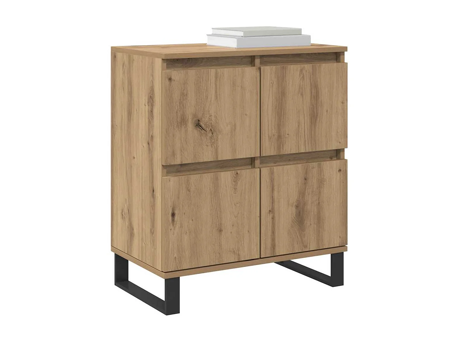 Buffet avec stockage avec porte Marron 60 x 35 x 70 cm Bois d'ingénierie