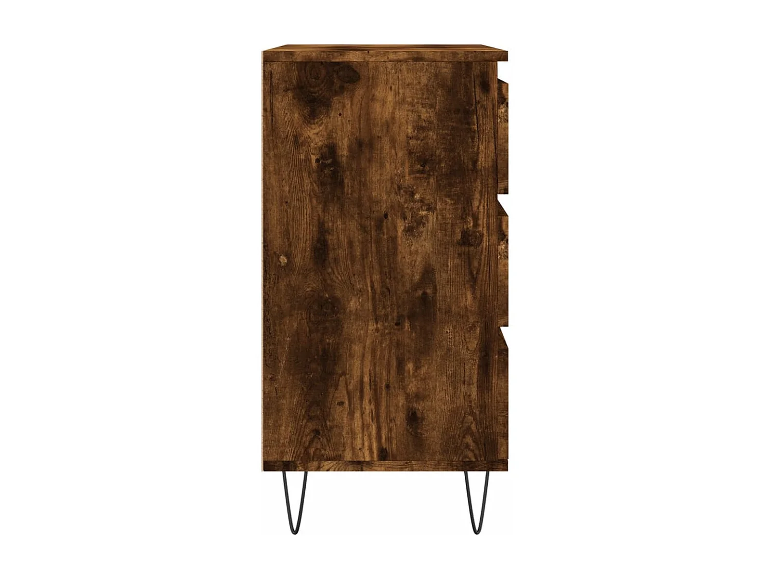 Credenza in rovere affumicato 60x35x70 cm in legno ingegnerizzato