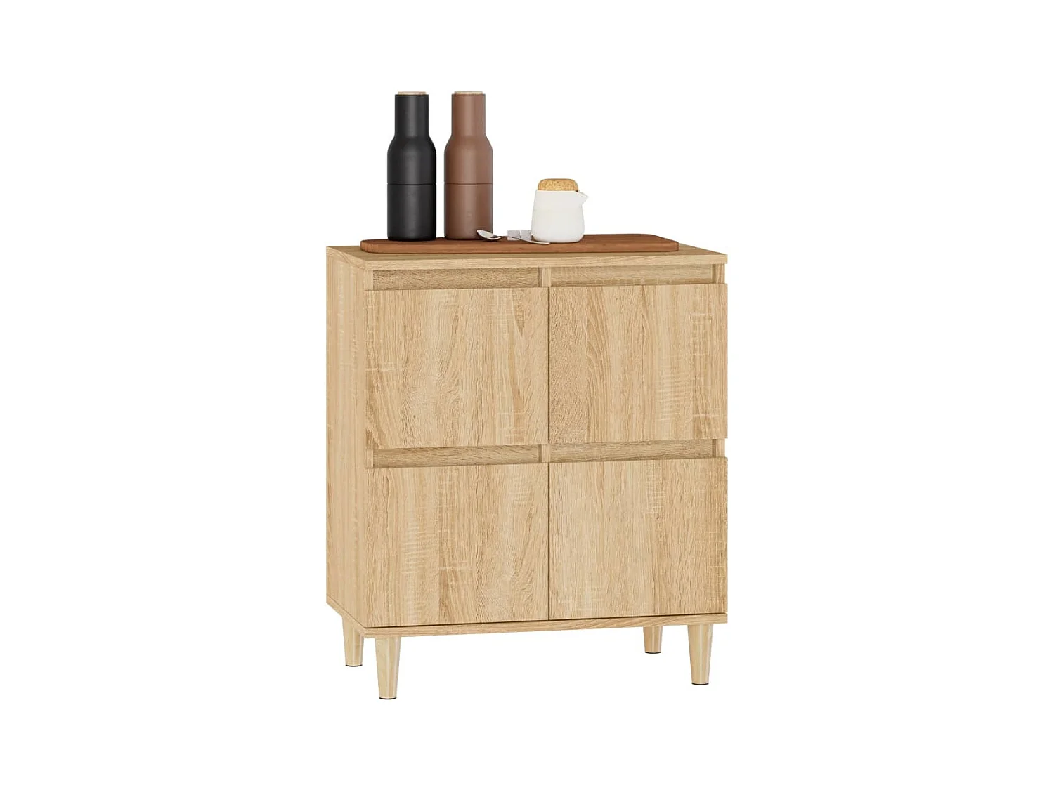 Sideboard aus Sonoma-Eiche, 60 x 35 x 70 cm, Holzwerkstoff