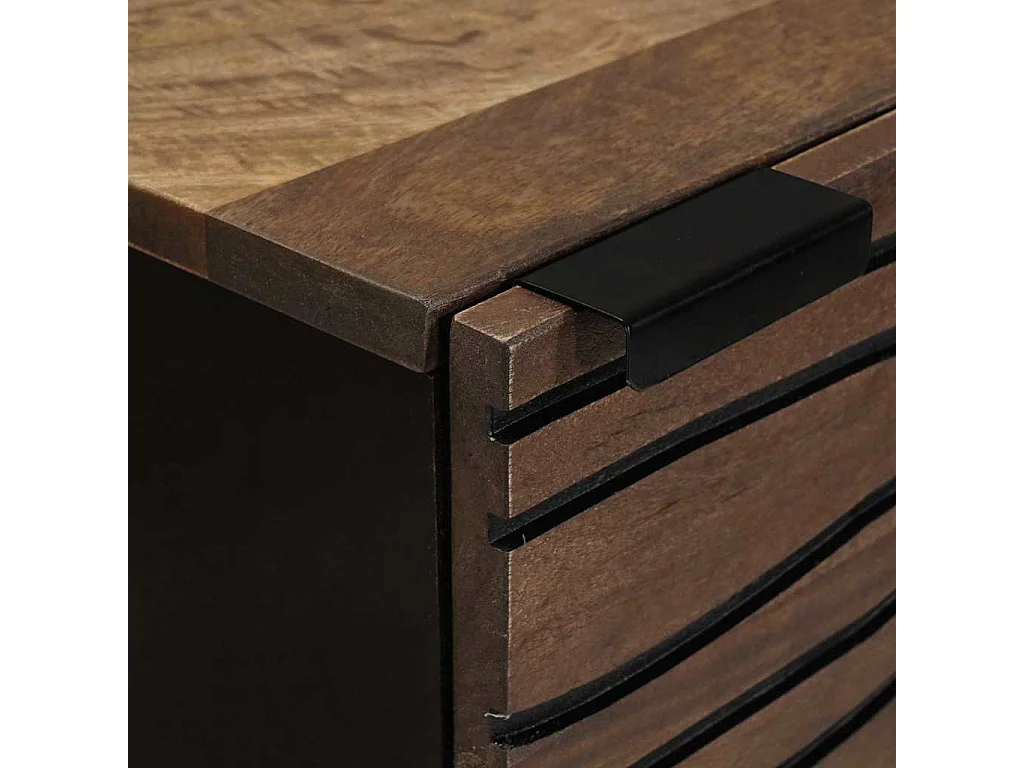 Credenza in legno di noce Marrone 40 x 33,5 x 110 cm