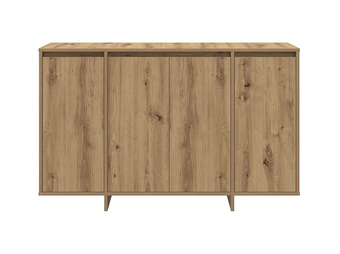 Buffet en chêne Fait main bois d'ingénierie 120 x 41 x 75 cm