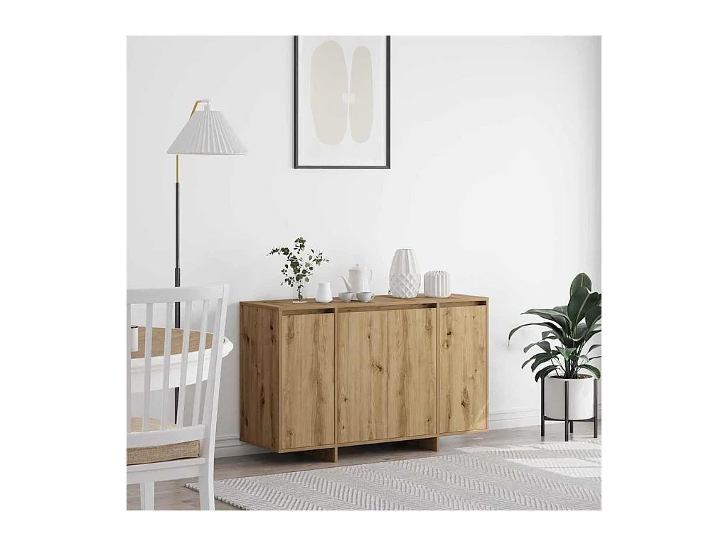 Buffet en chêne Fait main bois d'ingénierie 120 x 41 x 75 cm
