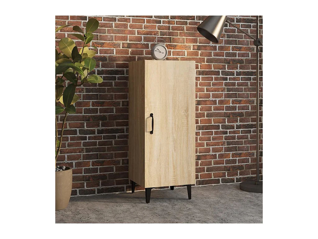 Credenza in rovere Sonoma 34,5x34x90 cm in legno ingegnerizzato