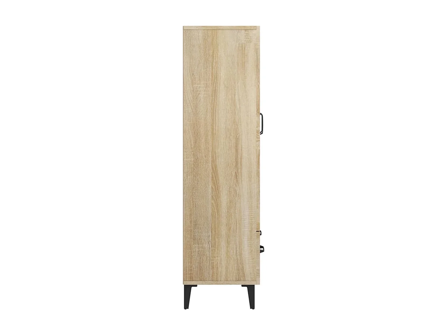 Aparador alto roble Sonoma 70x31x115 cm Madera de ingeniería