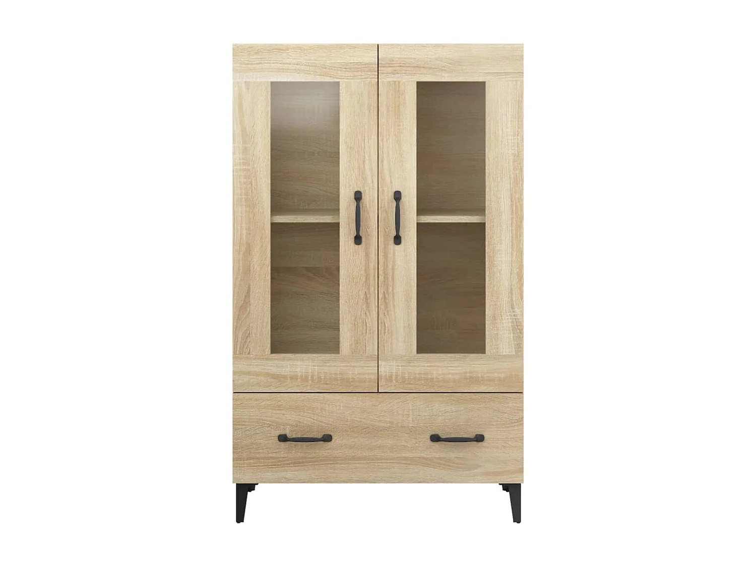 Buffet haut Chêne sonoma 70x31x115 cm Bois d'ingénierie
