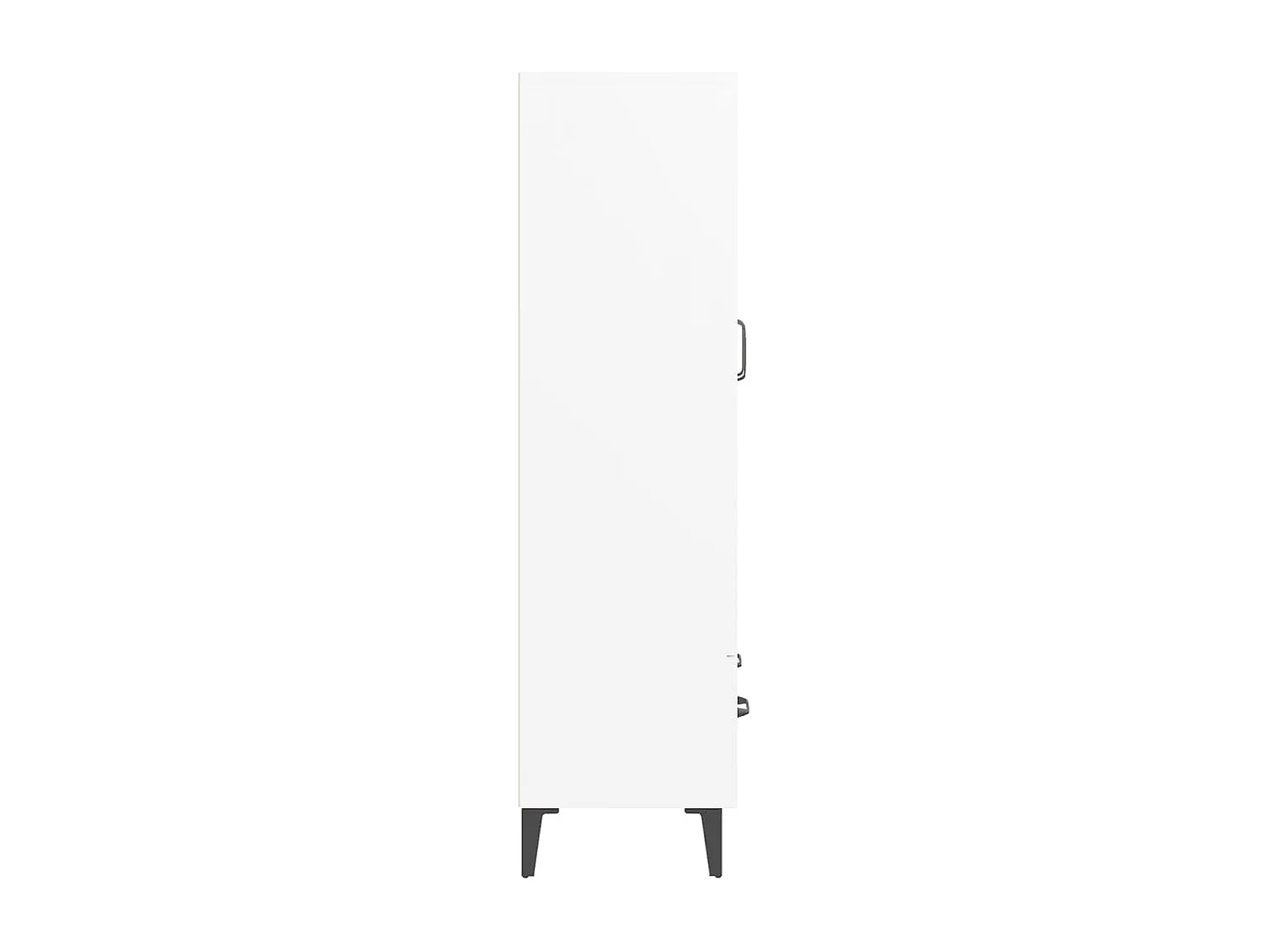 Buffet haut Blanc 70x31x115 cm Bois d'ingénierie