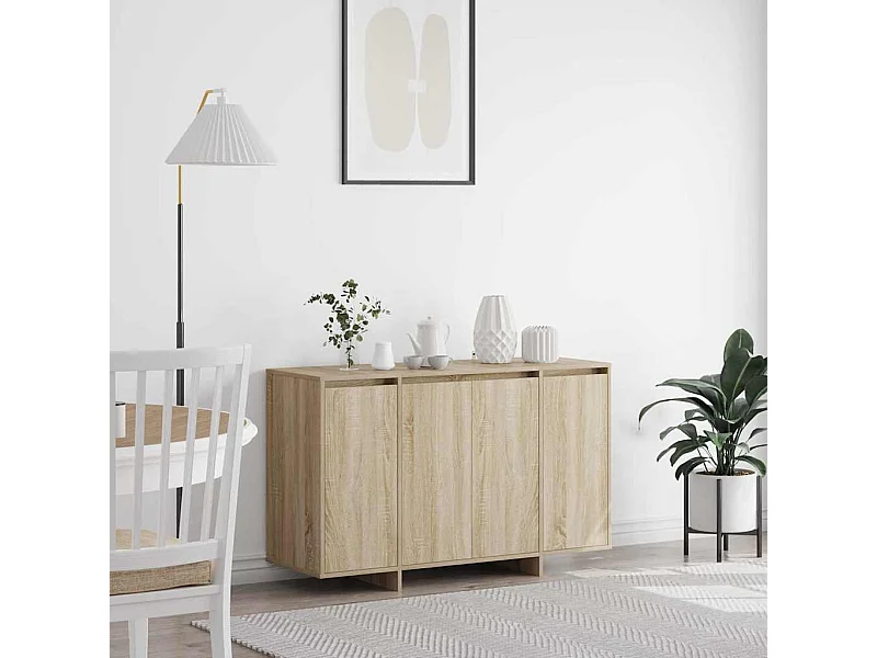 Sideboard aus Sonoma-Eiche, Sonoma-Eiche, Holzwerkstoff