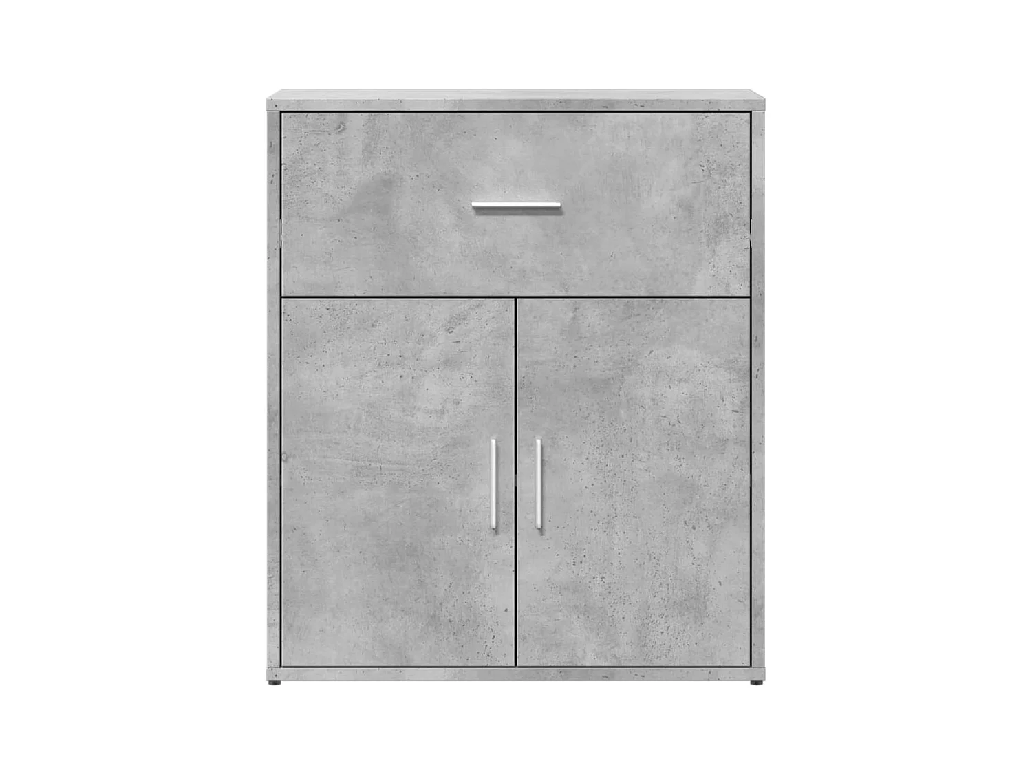 Buffets 2 pcs gris béton 60x31x70 cm bois d'ingénierie