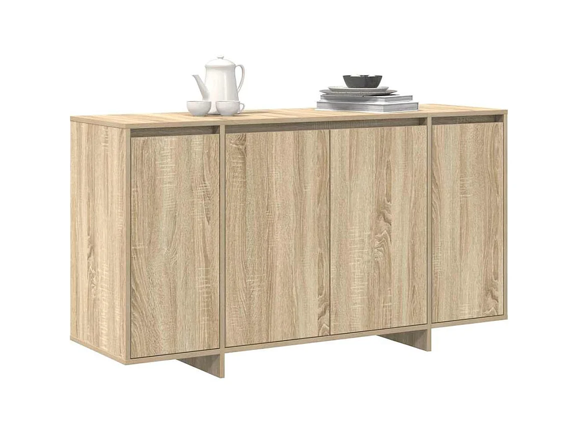 Buffet en chêne Chêne Sonoma Bois d'ingénierie 135 x 41 x 75 cm