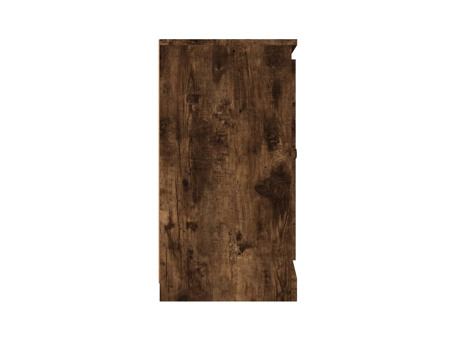 Buffet chêne fumé 70x35,5x67,5 cm bois d'ingénierie