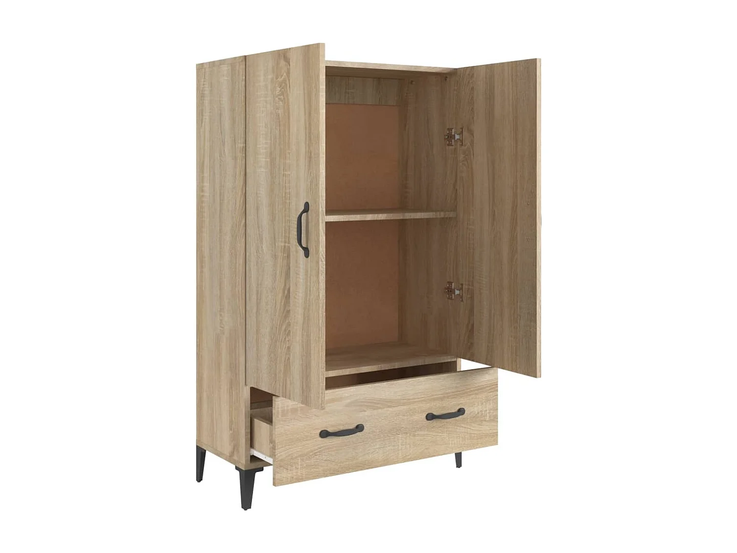 Buffet haut Chêne sonoma 70x31x115 cm Bois d'ingénierie