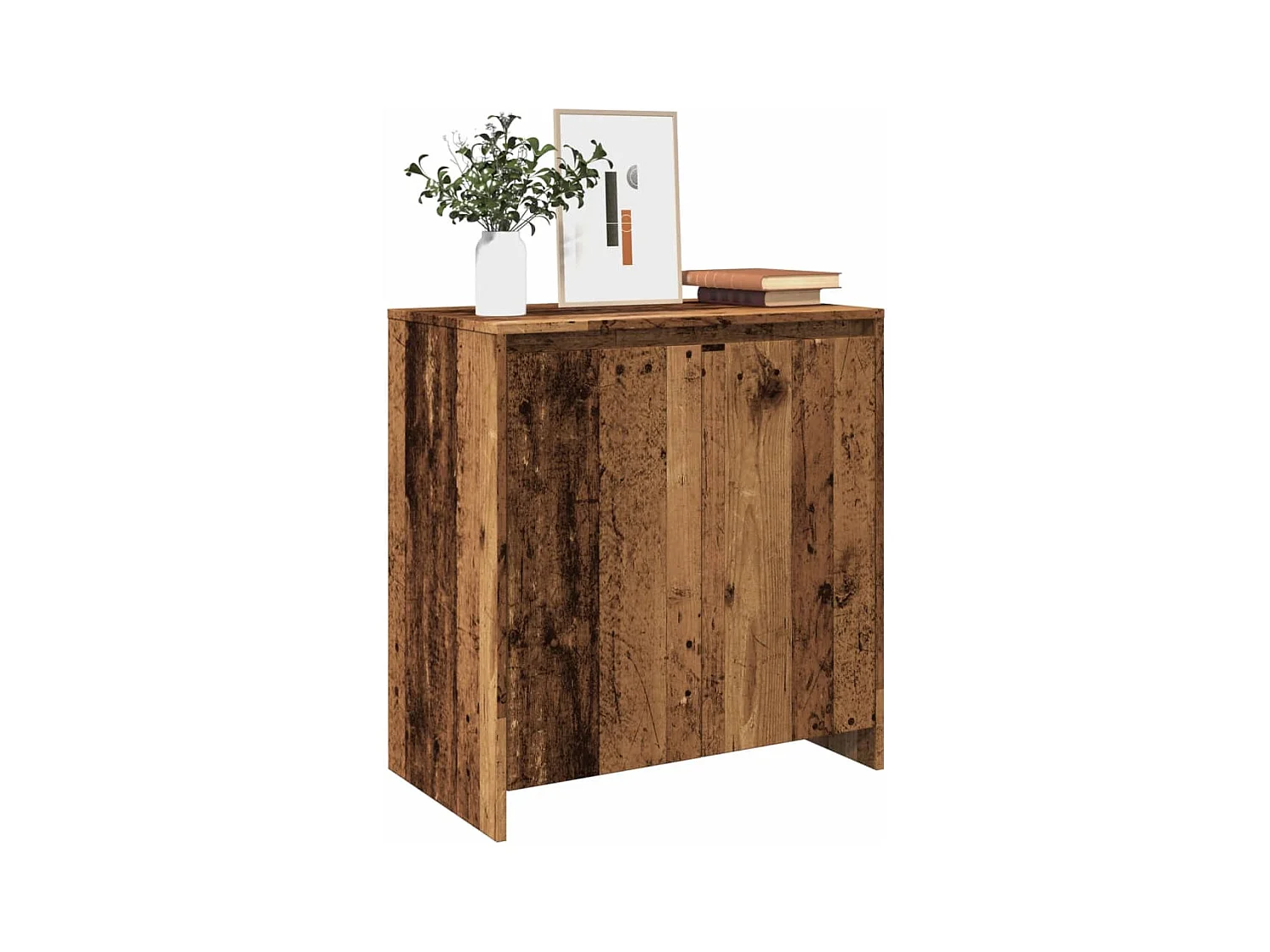 Buffet vieux bois 70x41x75 cm bois d'ingénierie