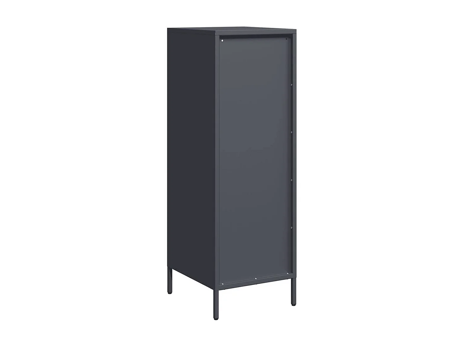 Buffet haut anthracite 39x35x103,5 cm acier