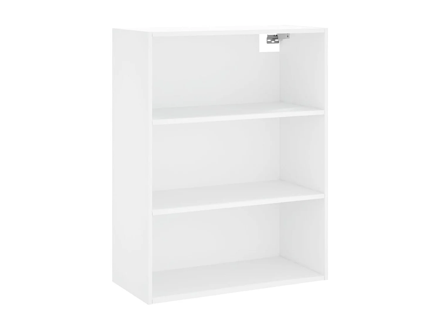 Aparador alto blanco 69,5x34x180 cm Madera contrachapada