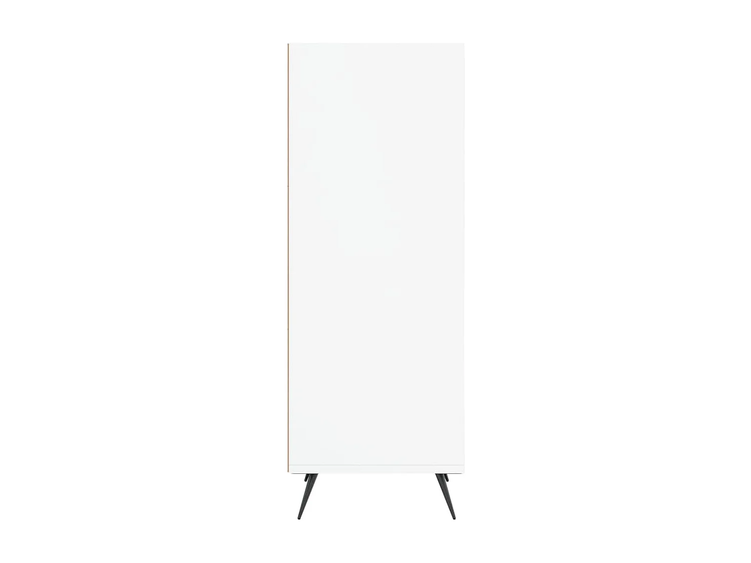 Witte plankenkast 34,5x32,5x90 cm van bewerkt hout