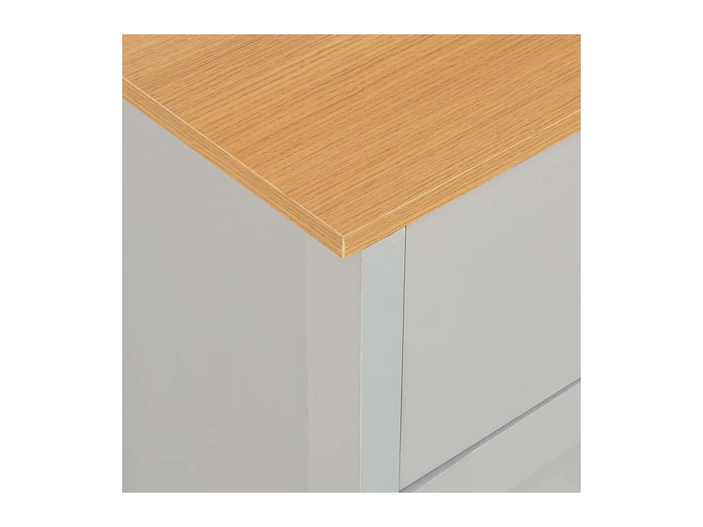 Buffet Gris 112x35x81 cm