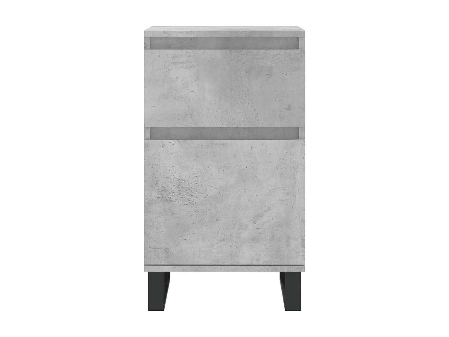 Buffets 2 pcs gris béton 40x35x70 cm bois d'ingénierie