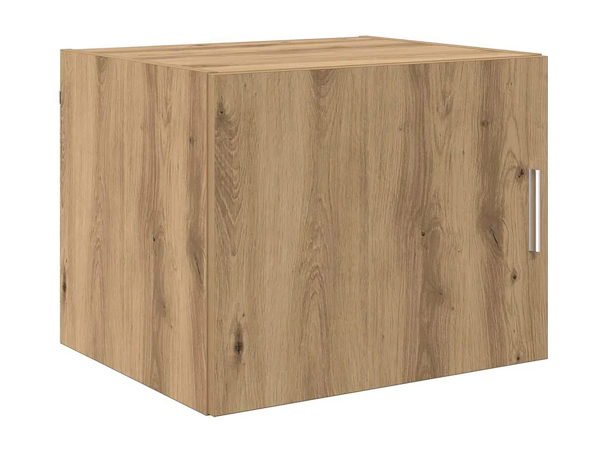 Mobile pensile con anta in rovere lavorato a mano 50 x 42,5 x 40 cm