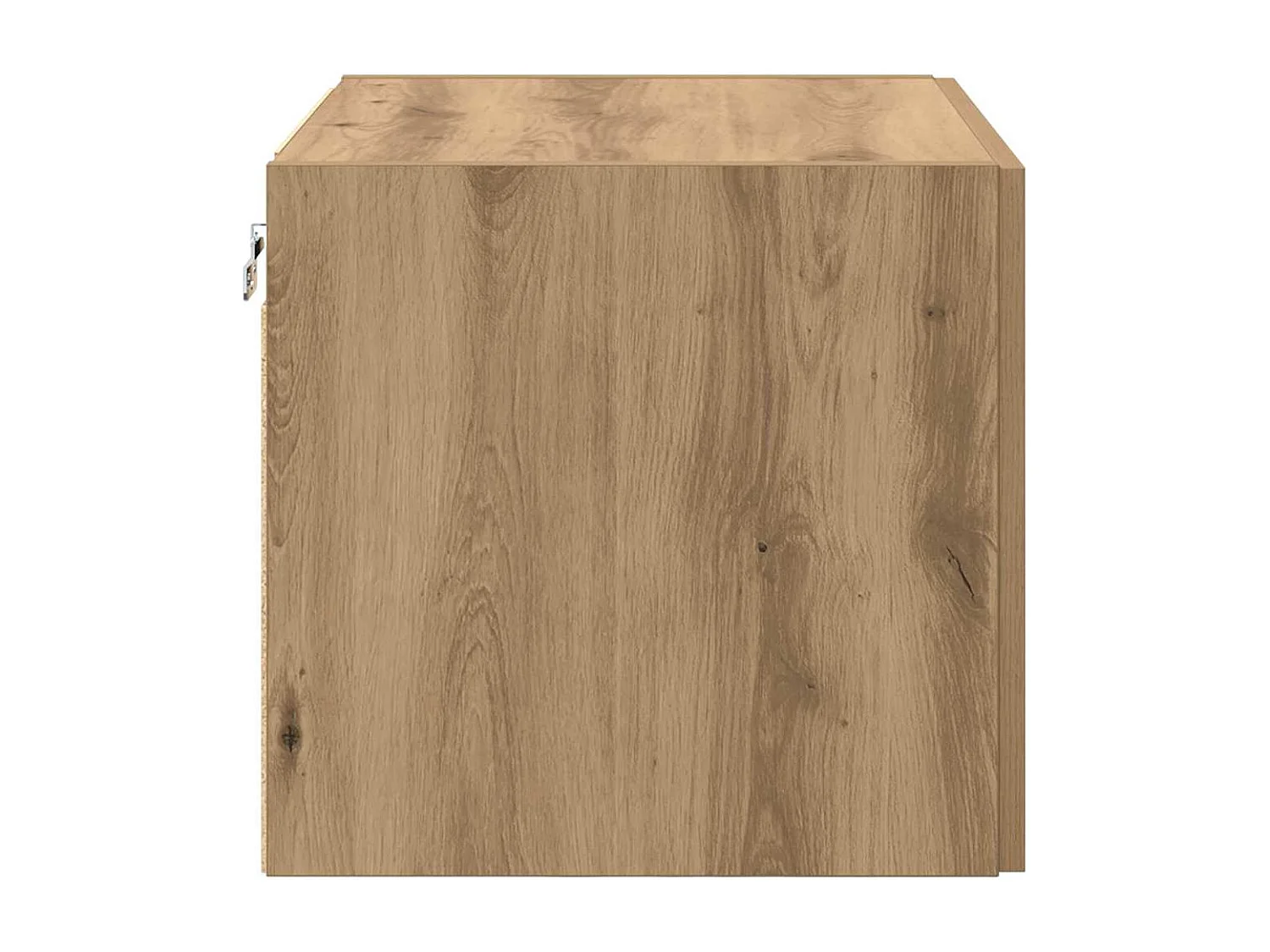 Mobile pensile con anta in rovere lavorato a mano 50 x 42,5 x 40 cm