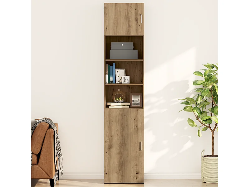 Wandmeubel Wandmontage met deur handgemaakt eiken 50 x 42,5 x 40 cm