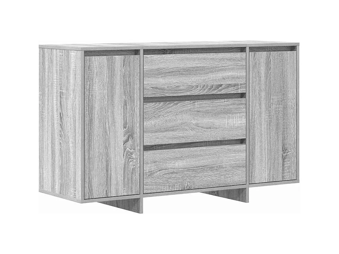 Buffet Gris Sonoma 120x41x75 cm en Bois d'ingénierie