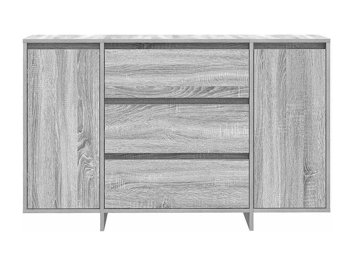 Buffet Gris Sonoma 120x41x75 cm en Bois d'ingénierie