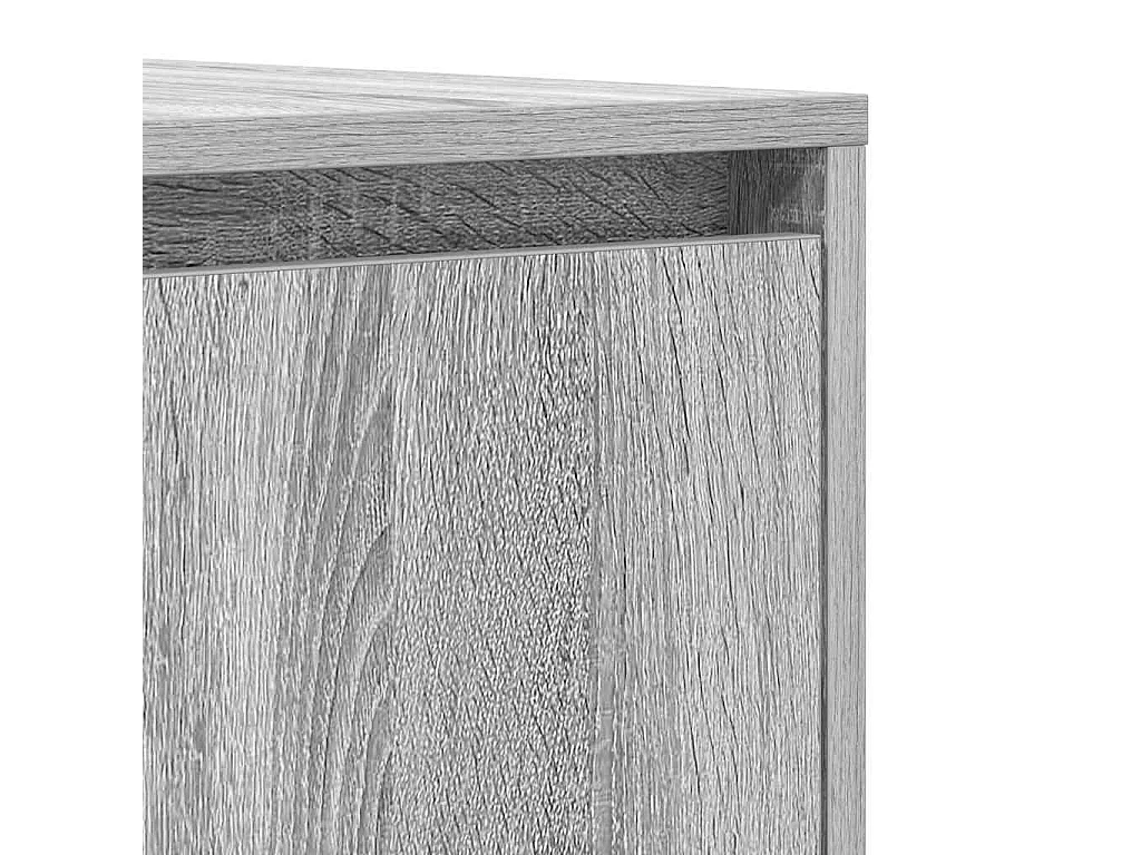 Buffet Gris Sonoma 120x41x75 cm en Bois d'ingénierie
