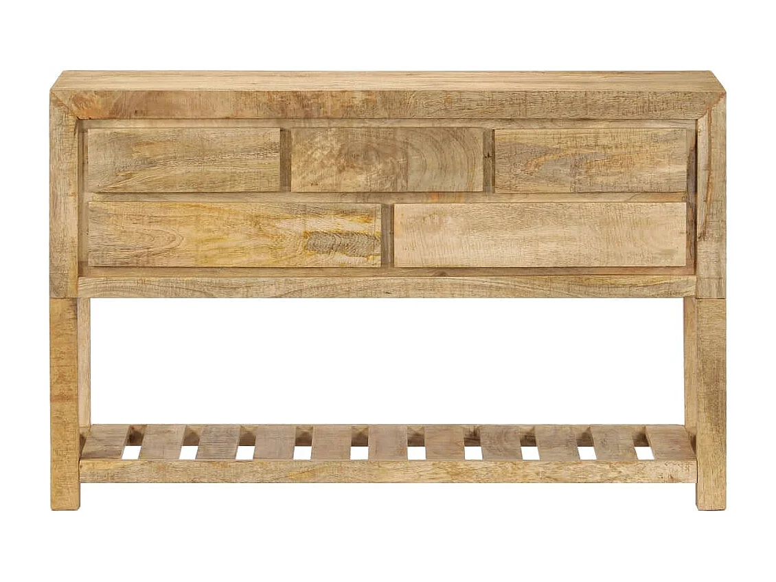 Buffet 120x30x75 cm bois de manguier massif
