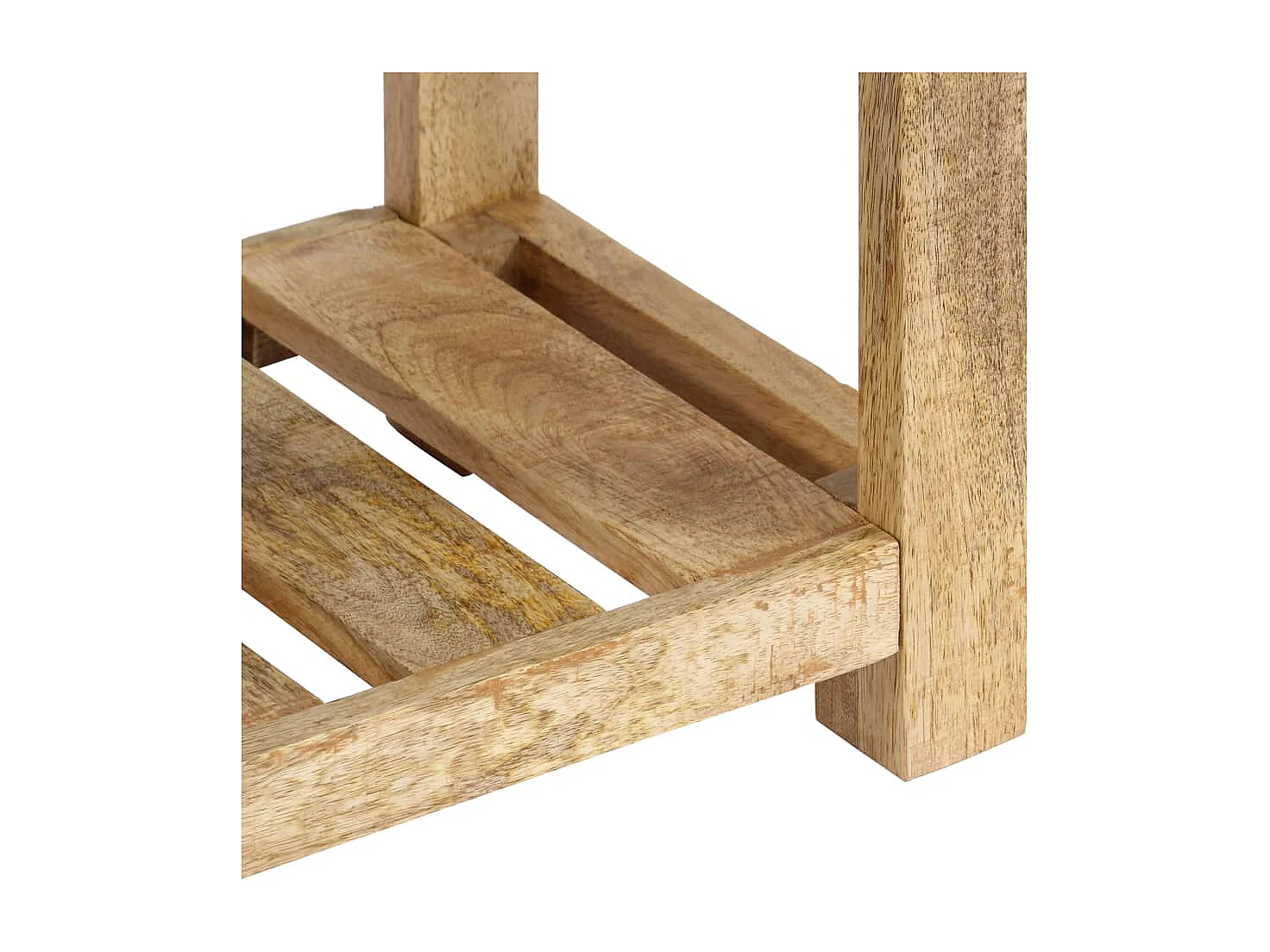 Buffet 120x30x75 cm bois de manguier massif