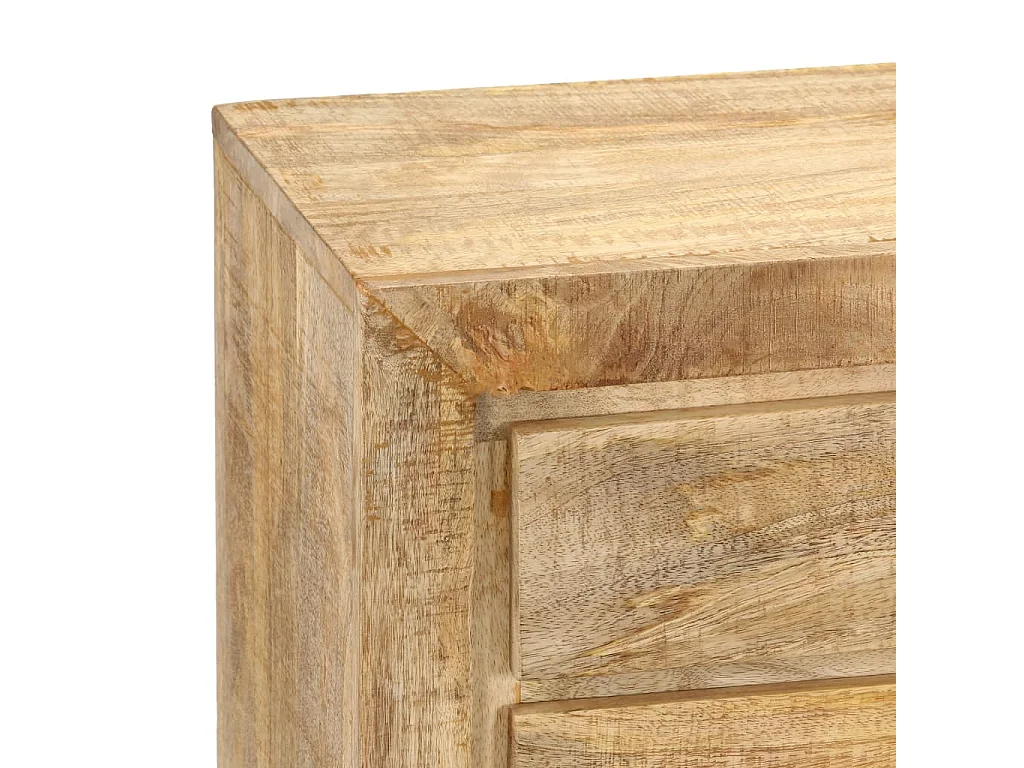 Buffet 120x30x75 cm bois de manguier massif