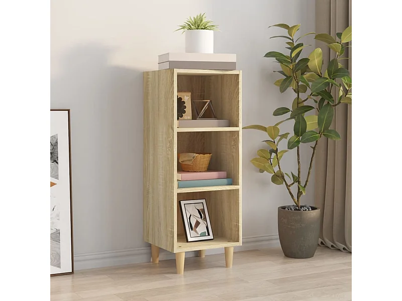 Credenza in rovere Sonoma 34,5x32,5x90 cm in legno ingegnerizzato